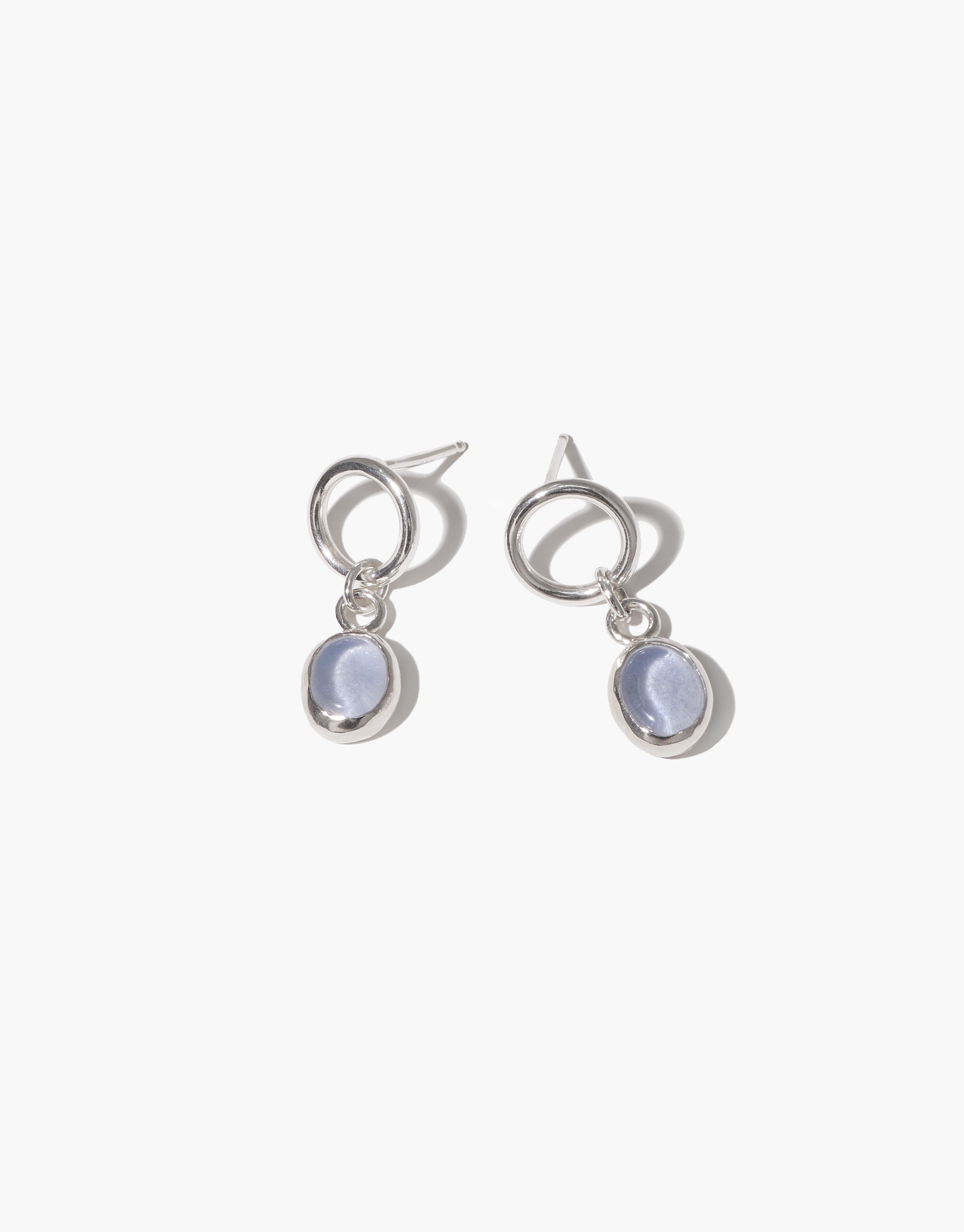 Oval Dangling Earrings