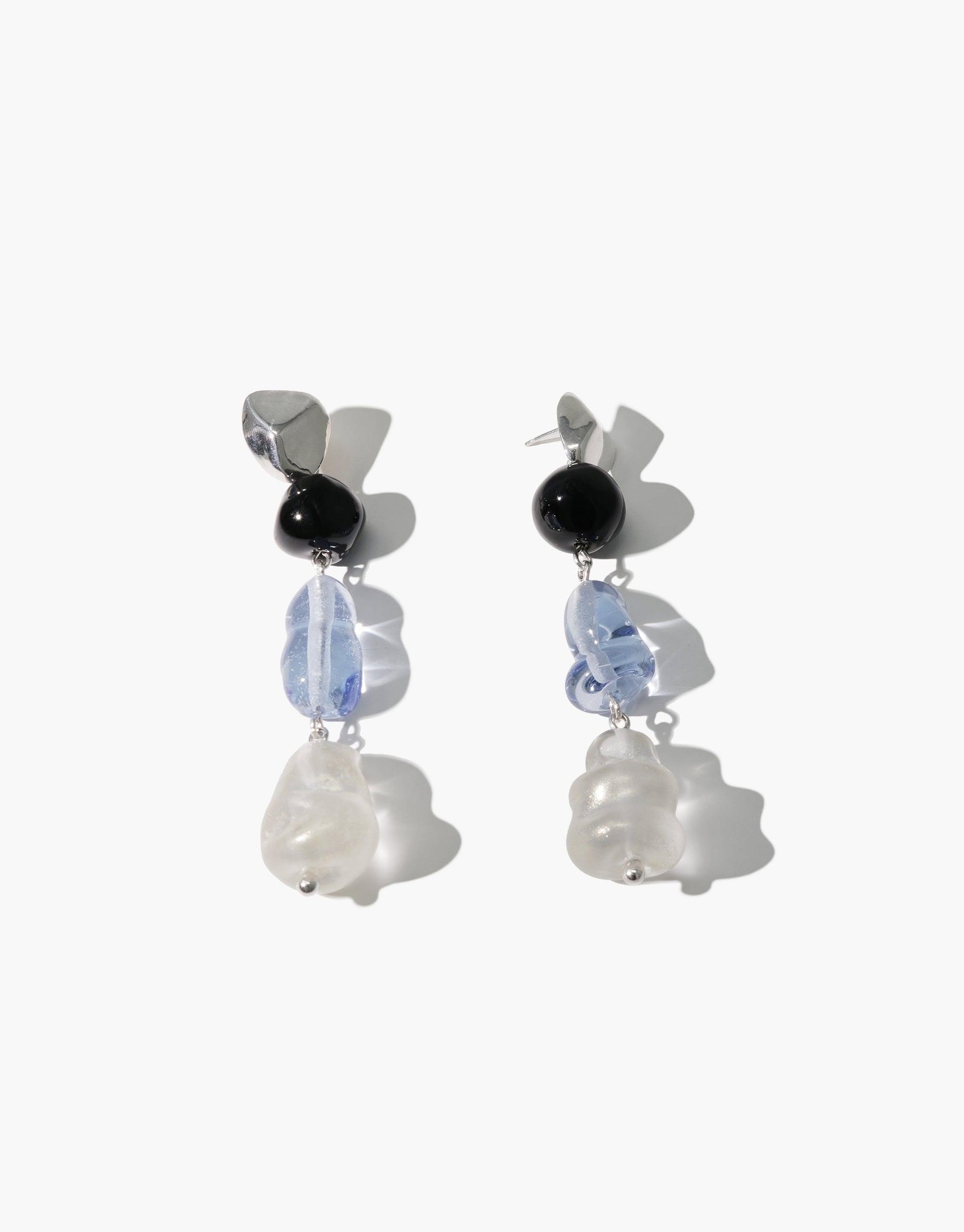 Blue Pearl Earrings